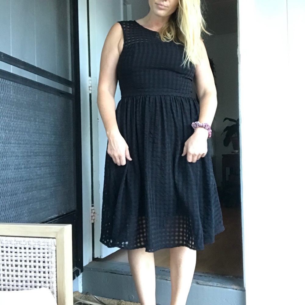 Black cocktail dress